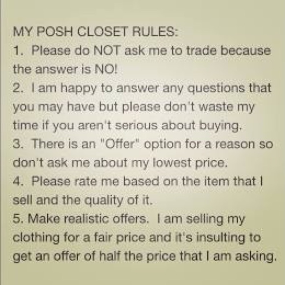 Aloha please be considerate